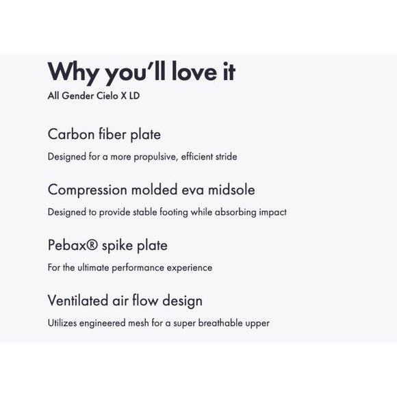 Hoka Cielo X LD Track Shoes Running Spikes Lightweight Competition Long Distance - Picture 11 of 14